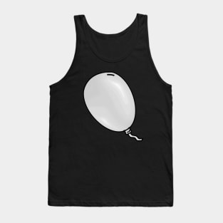 White Balloon Tank Top